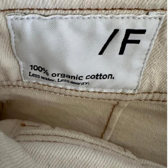 Premium Selected Femme jeans in a crisp cream white shade - Picture 6 of 8